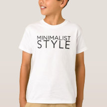Minimalistische stijl T-shirt - Eenvoud en elegant