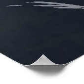 Minimalistische Stille Kat Poster (Hoek)