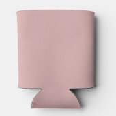 Minimalistische Stof Roze Aangepaste Trouw Blikjeskoeler (Achterkant)