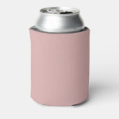 Minimalistische Stof Roze Aangepaste Trouw Blikjeskoeler (Blikje Achterkant)