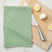 Minimalistische Stof Tiny Triangles Theedoek (Quarter Fold)