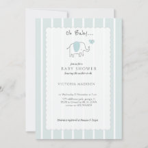 Minimalistische Stofblauwe Oh Baby Olifant Schets 