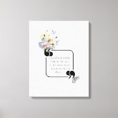 Minimalistische stoïcijnse innerlijke vrede geïllu canvas afdruk (Voorkant)