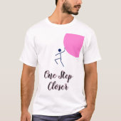 Minimalistische stokfiguurstrijd t-shirt (Voorkant)