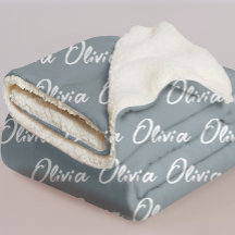 Minimalistische Stormachtige Hemel Deken voor Haar