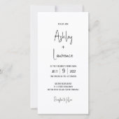 Minimalistische streep · Clean Modern Script uitno (Voorkant)