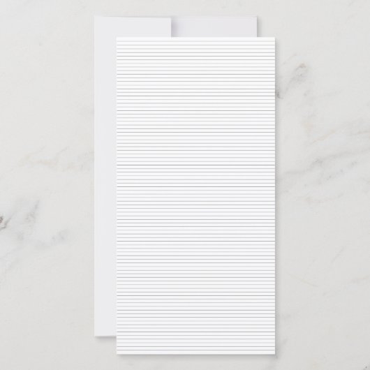 Minimalistische streep · Clean Modern Script uitno (Achterkant)