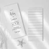 Minimalistische streep · Clean Modern Script uitno