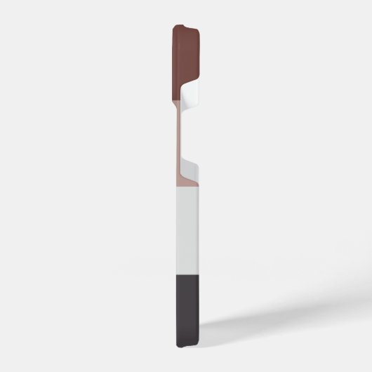 Minimalistische strepen palet kleuren iPhone hoesje (Linkerkant)