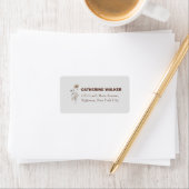 MINIMALISTISCHE STROMEN EN WEEFSELADRES VOOR ONTWE ETIKET (Insitu)