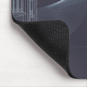 Minimalistische structuur bureau mat muismat (Hoek)