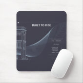 Minimalistische structuur bureau mat muismat (Met muis)