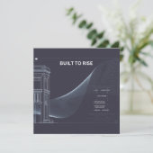 Minimalistische structuur kunst kerstkaart (Staand voorkant)