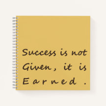 Minimalistische succesquote "Succes wordt niet geg