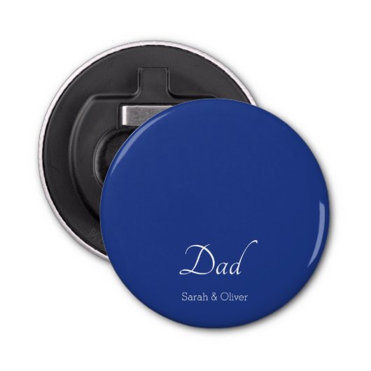 Minimalistische Super Dad Bottle Opener — Geperson (Voorkant)