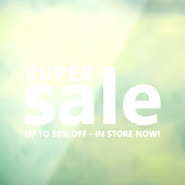 Minimalistische Super Sale Promotie Ramensticker Raamsticker (Vel 3)