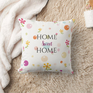 Minimalistische Sweet Home Housewarming Gooi Kussen