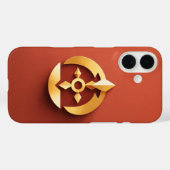 Minimalistische Symbool iPhone Case - Algemeen Ont (Achterkant (horizontaal))