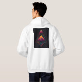 Minimalistische T-shirt design hoodies (Achterkant volledig)