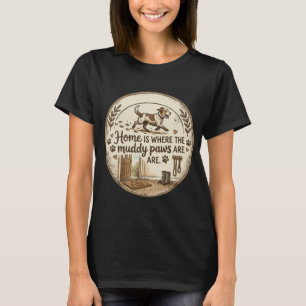 Minimalistische T-Shirt voor hondenliefhebbers voo