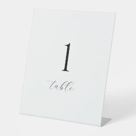 Minimalistische Tafelkaarten voor de Bruiloft | Mo Reclamebord Met Voetstuk