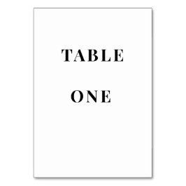 Minimalistische Tafelkaarten voor Trouw | Elegante Kaart