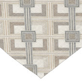 Minimalistische tafelloper met geometrisch patroon (Hoek)