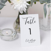 Minimalistische Tafelnummers - Crossed Borders