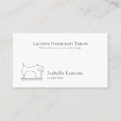 Minimalistische Tailor Seamstress professional Visitekaartje (Voorkant)