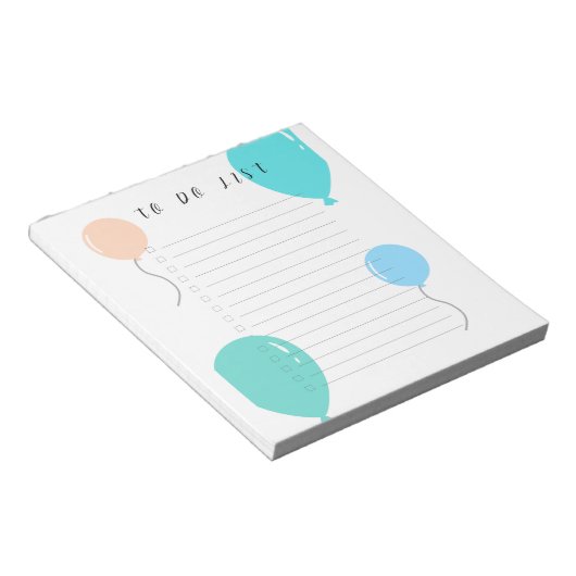 Minimalistische takenlijst notitieblok (Schuin)