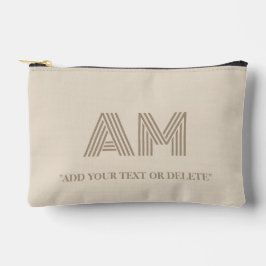 Minimalistische Taupe Beige Geometrische Aangepast Etui