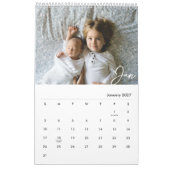 Minimalistische Taupe Foto Kalender (Jan 2027)