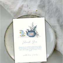 Minimalistische  Tea Party Brouwen Baby shower