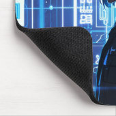 Minimalistische Tech Printplaat Anime Muismat (Hoek)