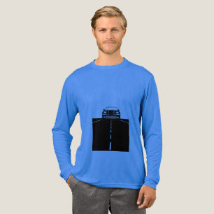 Minimalistische technische computerschema lange S Tri-Blend Shirt