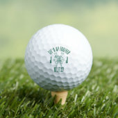 Minimalistische 'Tee'd Up Forever' Monogram Huweli Golfballen (Insitu Shirt)
