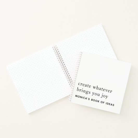 Minimalistische Tekst Aangepast 2 Motivatie prijso Notitieboek (Binnen)