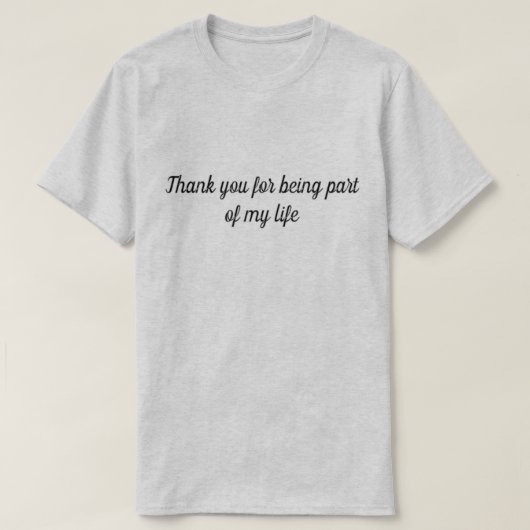 Minimalistische tekst T-shirt | Grappig Quote Shir (Design voorkant)
