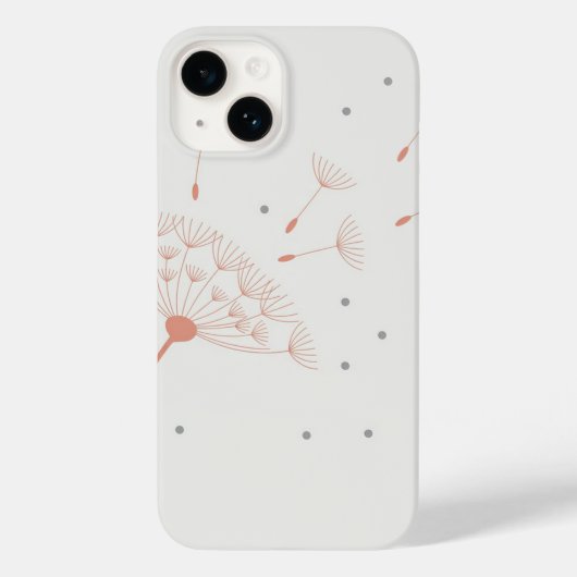 Minimalistische telefoonhoesjes. Case-Mate iPhone case (Achterkant)