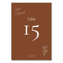 Minimalistische Terracotta Boho Botanicals bruilof