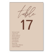 Minimalistische terracotta boho neutrale bruiloft kaart (Voorkant)