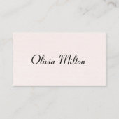 Minimalistische textuur pastelvet netwerken visitekaartje (Voorkant)