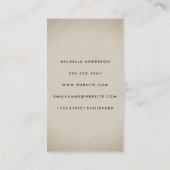 Minimalistische Textuur Visitekaartje (Achterkant)