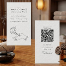 Minimalistische Thaise Massage QR Code Zakelijke K