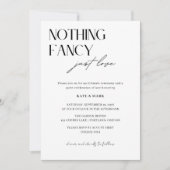 Minimalistische Tijdlijn QR code RSVP Micro Bruilo Kaart (Voorkant)