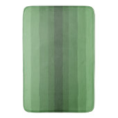Minimalistische tinten van groene verloopstrepen badmat (Voorkant Verticaal)