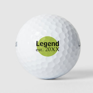 Minimalistische Titel Opgericht Jaar nog steeds Le Golfballen