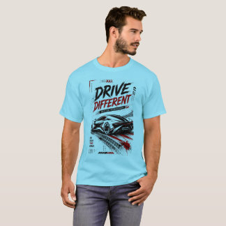 Minimalistische toekomstige supercar kunst streetw t-shirt