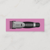 minimalistische tondeuse | kapper | kapper mini visitekaartje (Voorkant)
