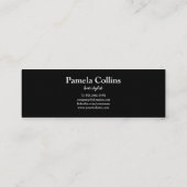 minimalistische tondeuse | kapper | kapper mini visitekaartje (Achterkant)